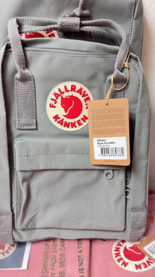 Mini Fjallraven Kanken Backpack For Work & Travel, FOG, Height