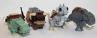4 Star Wars Lego animals: Blurrg, Tauntaun, Bantha, Dewback from 4 Lego sets
