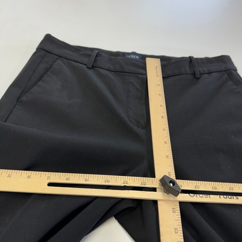J. Crew Pants Womens 10 Black Ruby Slim Cropped Stretch Twill Ankle - Bild 9 von 10