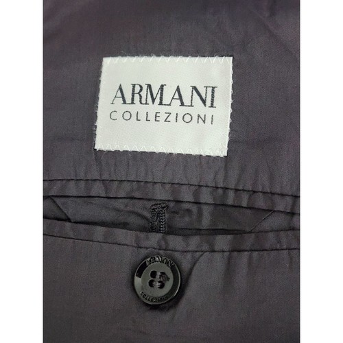 Armani Collezioni Holt Renfrew Men's Linen Blend Casual Blazer Gray Size 46R Euc - Picture 6 of 8