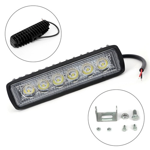 18W 6 LEDs Daytime Running Spot Light Work Light For Off-road SUV 4WD Cars Truck