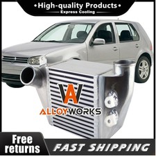 Side Mount Intercooler 130mm For Audi A3 VW Golf MK4 Bora 1.8T 1.9TDI Seat Leon
