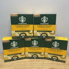 Starbucks Blonde Espresso Roast Coffee for Nespresso Vertuo 50 Capsules Exp 4/26