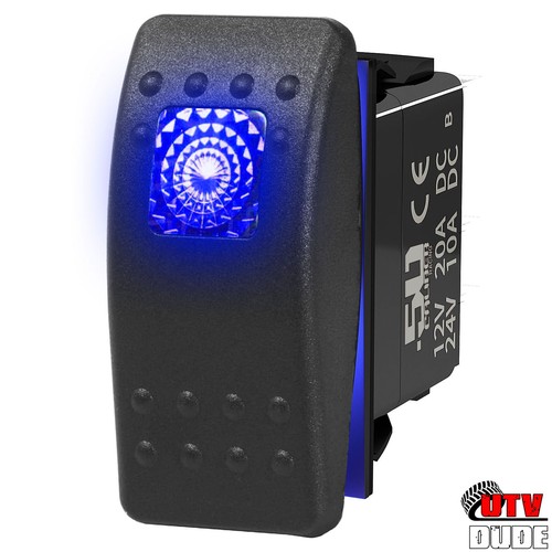 On/Off Toggle Marine Rocker Switch Sand Rail UTV RZR Maverick X3 Off Road 4x4 - Picture 14 of 21