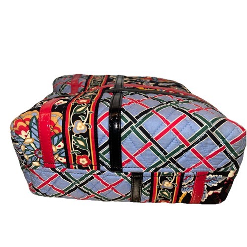 Bolso de Hombro Vera Bradley Versalles Patrón Retirado Floral Charol - Imagen 8 de 11
