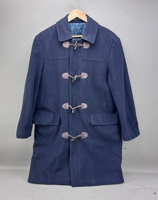 ジャケット・アウター Polo Ralph Lauren Navy Wool Duffle Coat Lauren Ralph Lauren Mens Navy Blue Wool Trench Duffle Coat Jacket
