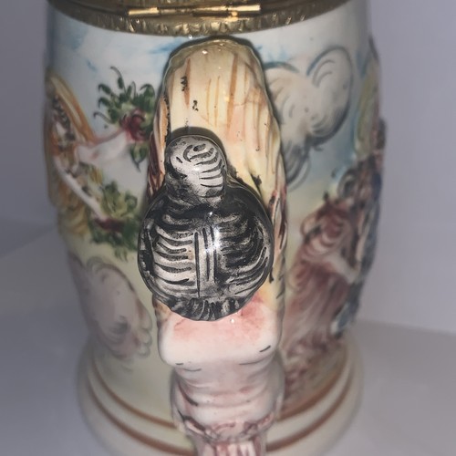 Capodimonte Porzellan Guido Reni Krug limitiert auf 18 gekrönt N/Mod-1632 Italien - Bild 10 von 23