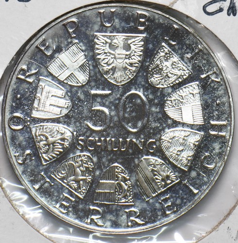 Austria 1973 50 Schilling 292520 combine shipping - Picture 2 of 2