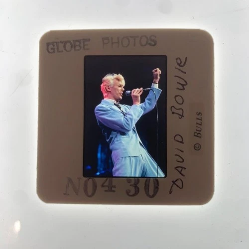 DAVID BOWIE  - Rare Original Press Photo Transparency