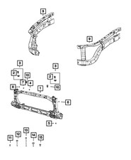 Genuine Mopar Hood Bumper 68359358AA