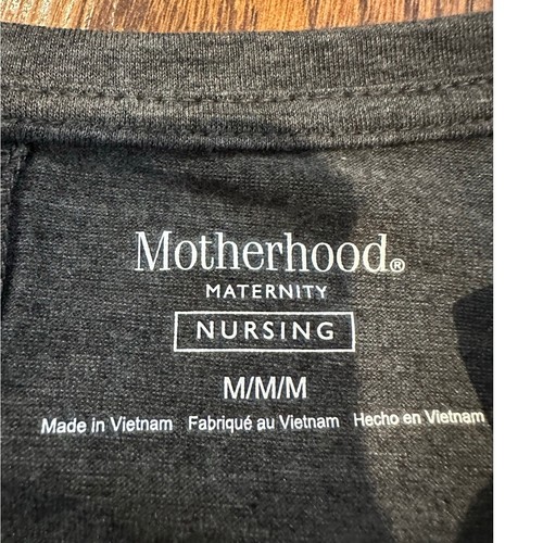 Camiseta de Enfermería Maternidad Manga Larga Tulipán Gris Talla M - Nueva con Etiquetas Funcional - Imagen 5 de 9