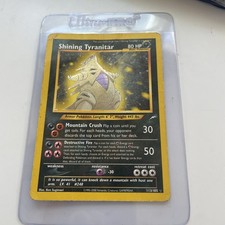 Pokémon TCG Shining Tyranitar Neo Destiny 113 Holo Unlimited Shiny Holo Rare HP