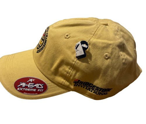 Cappello Campionato del Mondo di Golf Bridgestone Invitational Cinghia Regolabile, Giallo - Foto 2 di 5