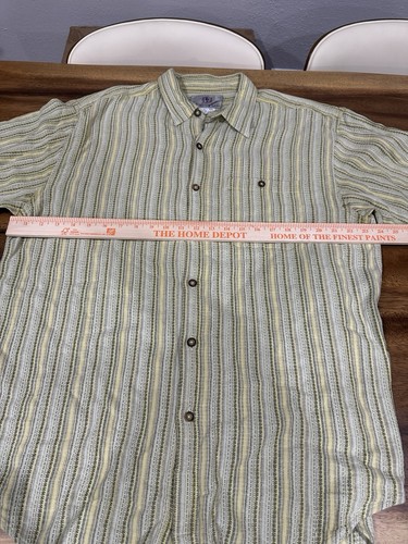 The Territory Ahead VINTAGE Men’s XXL Textured Short Sleeve Button Up Shirt - Picture 8 of 9