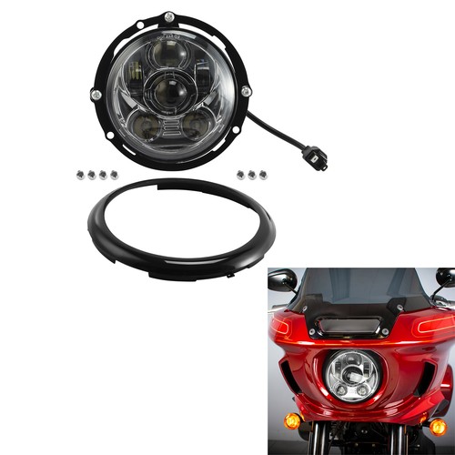 5.75''  LED Headlight & Bracket Set Fit For Harley Low Rider ST FXLRST 2022-2025 - Picture 8 of 16