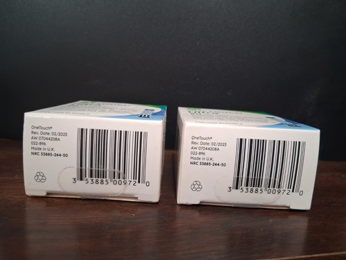 100 OneTouch Ultra blood glucose test strips - 2 50 ct damaged boxes Exp 11/25 - Picture 6 of 6