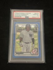 2020 Bowman Chrome Sapphire Edition Jasson Dominguez PSA 10 #BCP8 Yankees