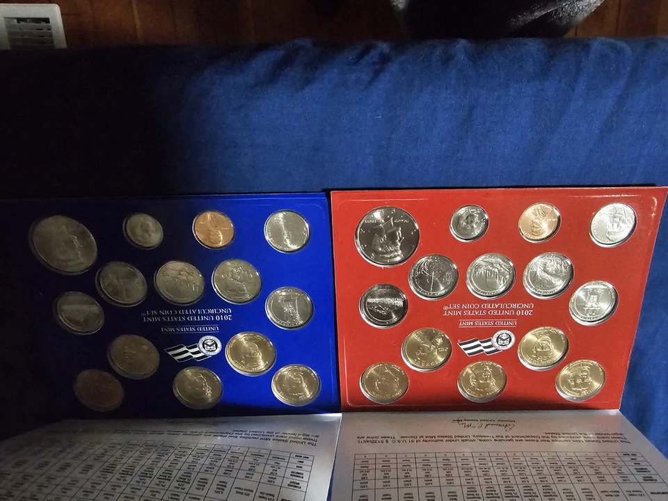 2010 US MINT UNCIRCULATED BU P&D 28 COIN SET! Philadelphia and Denver Mint! - Image 3 of 3