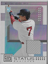 2023 PANINI CHRONICLES MASATAKA YOSHIDA STATUS JERSEY ROOKIE CARD