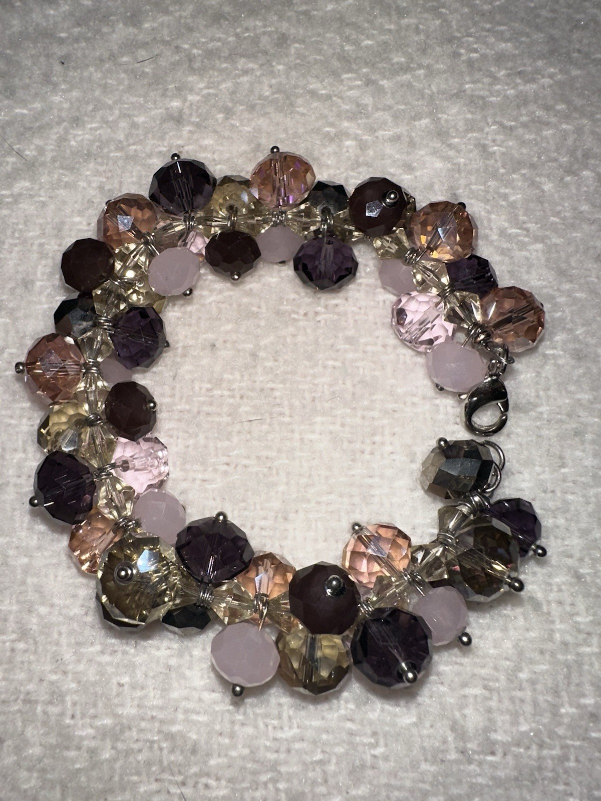 Multi Color Faceted Round & Bi-cone Crystal Beade… - image 2