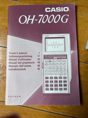 Casio OH-7000G the first graphic scientific calculator ever for teachers - Afbeelding 10 van 14