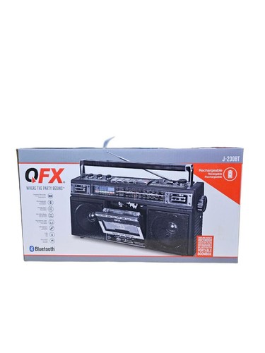 Cassetta Ricaricabile AM/FM/SW1-2 Radio Bluetooth Boombox con Registrazione USB - Foto 7 di 7
