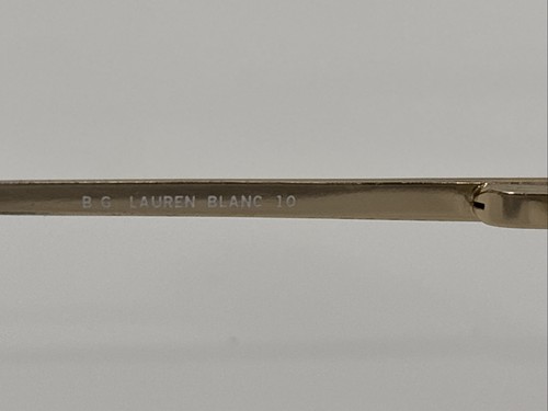 B.G. MARCOS Gafas Lauren Blanc Aviator Dorado 55[]16 140 - Imagen 11 de 11