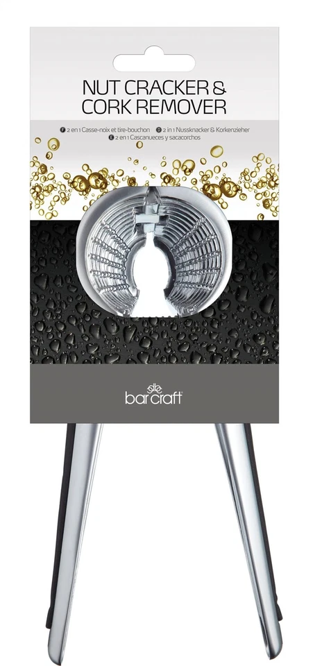 BarCraft 3-in-1 Nut Cracker Screw Top Bottle Opener & Cork Remover 24.5 x 10 cm - Image 4 of 4