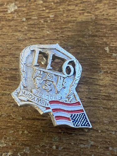 New York Polizei Pin Amerikanische Flagge Patriot Pin Anstecknadel 911 9/11 - Bild 4 von 4