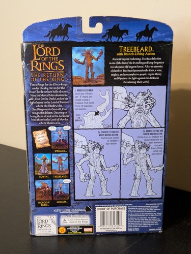 El Señor de los Anillos LOTR ROTK ToyBiz Treebeard Branch acción de elevación NUEVO EN CAJA 2003 - Imagen 6 de 8