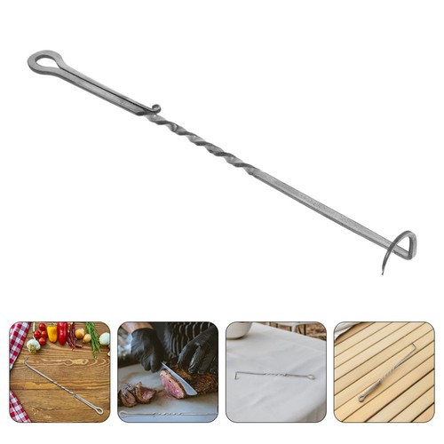 BBQ Flip Haken Schwerlast Lebensmittel Flipper Edelstahl Fleischwender Haken - Bild 3 von 12