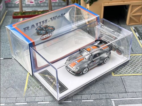 EY FS 1:64 Silver Gulf RWB 993 GT Racing Sport Model Diecast Collect Car - Picture 10 of 10