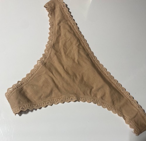 New Victoria's secret thong XL lace tan NWT - Picture 2 of 4
