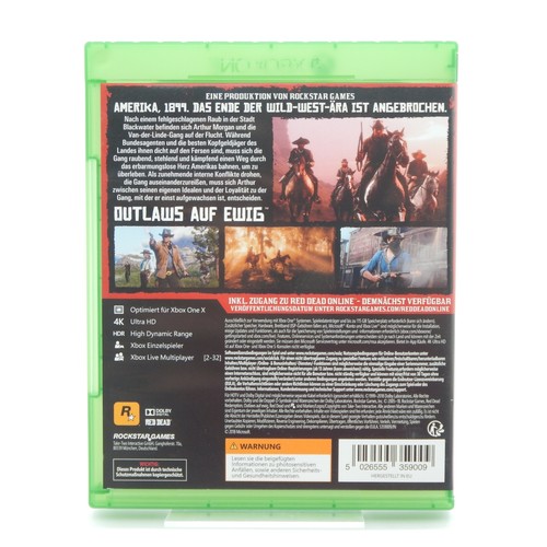 Red Dead Redemption 2 - Microsoft Xbox One - confezione originale molto buona - Foto 2 di 3