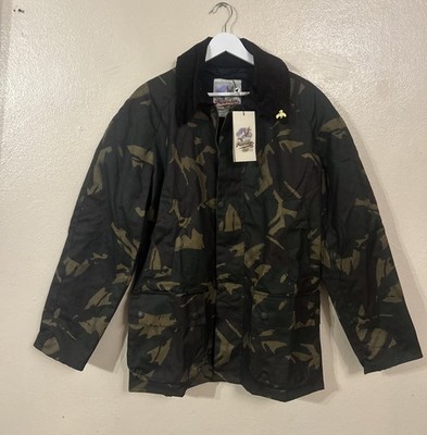 John Partridge Wax Cotton Landowner  Jacket Men s Small Coat Camo England New