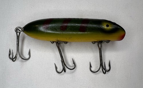 Vintage South Bend Bass Oreno Wood Fishing Lure - Picture 2 of 7