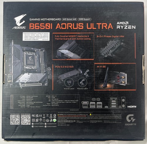 Aorus B650I Ultra Gaming Motherboard AMD Socket AM5  - READ DESCRIPTION - Picture 12 of 15