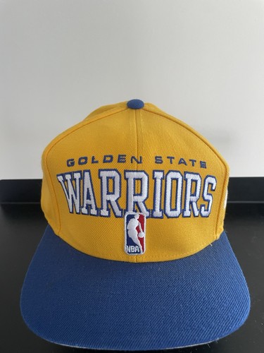 Golden State Warriors NBA Draft Cap by Adidas – Yellow/Blue, Adjustable Snapback - Picture 1 of 6