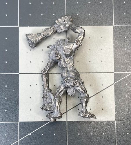 Vintage Marauder TROLL MM40 oldhammer GW 1980's metal Orcs & Goblins OOP P25 - Picture 2 of 2