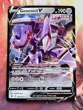 Genesect V 185/264 Fusion Strike Holo Ultra Rare SWSH08 🧬