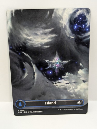 Island - Edge Of Eternities - Borderless - Common - Basic Land - EOE 263 - - Picture 1 of 2