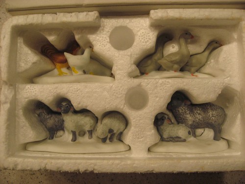 Reparto 56 Heritage Village Animali della Fattoria Set di 4 Accessori in Porcellana - Foto 4 di 4