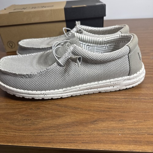 Hey Dude Wally Sox uomo. Frassino. Taglia 14. Slip On Buone Condizioni - Foto 6 di 12