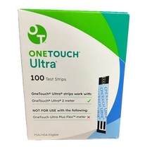 100 One Touch Ultra Test Strips~Exp~4/30/26~$34.48~FREE SHIP