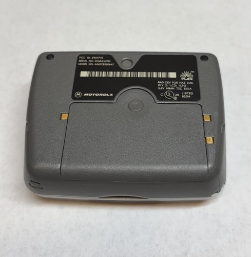 Vintage Motorola Timeport P935 A06JCB5806AJ 2-drożny pager srebrny 2000s Tech Rzadki - Zdjęcie 7 z 7