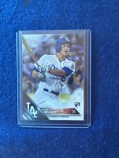 2016 Topps - Factory Set Variation Fielding #85 Corey Seager (RC)