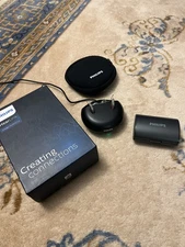 Philips Hearlink Hearing Aids 9010 MNR TR Right & Left MiniRITE Charging Base