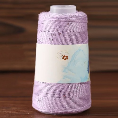 Hand Woven Silver Thread Sequined Yarn Line Handmade Knitting Crafts Wire Cords - Picture 6 of 37