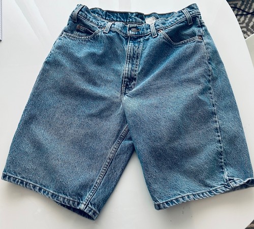 Vintage Men's LEVI'S Orange Tab 550 Jean Shorts Size 34 Light Wash relaxed - Picture 2 of 8