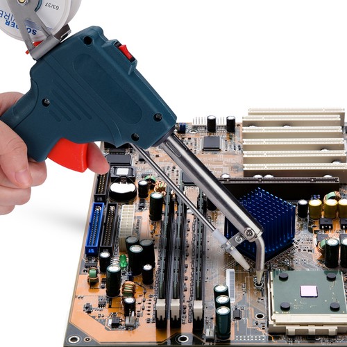 60W Watt Auto Elektrisch Lötkolben Pistole Kit mit Flussmittel 2% Lötdraht Zinndraht - Bild 7 von 14